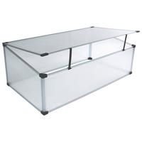 Frühbeet Feronia Kunststoff 56x36x104 cm mit Klappöffnung - Alufarben, Basics, Kunststoff (56/36/104cm)