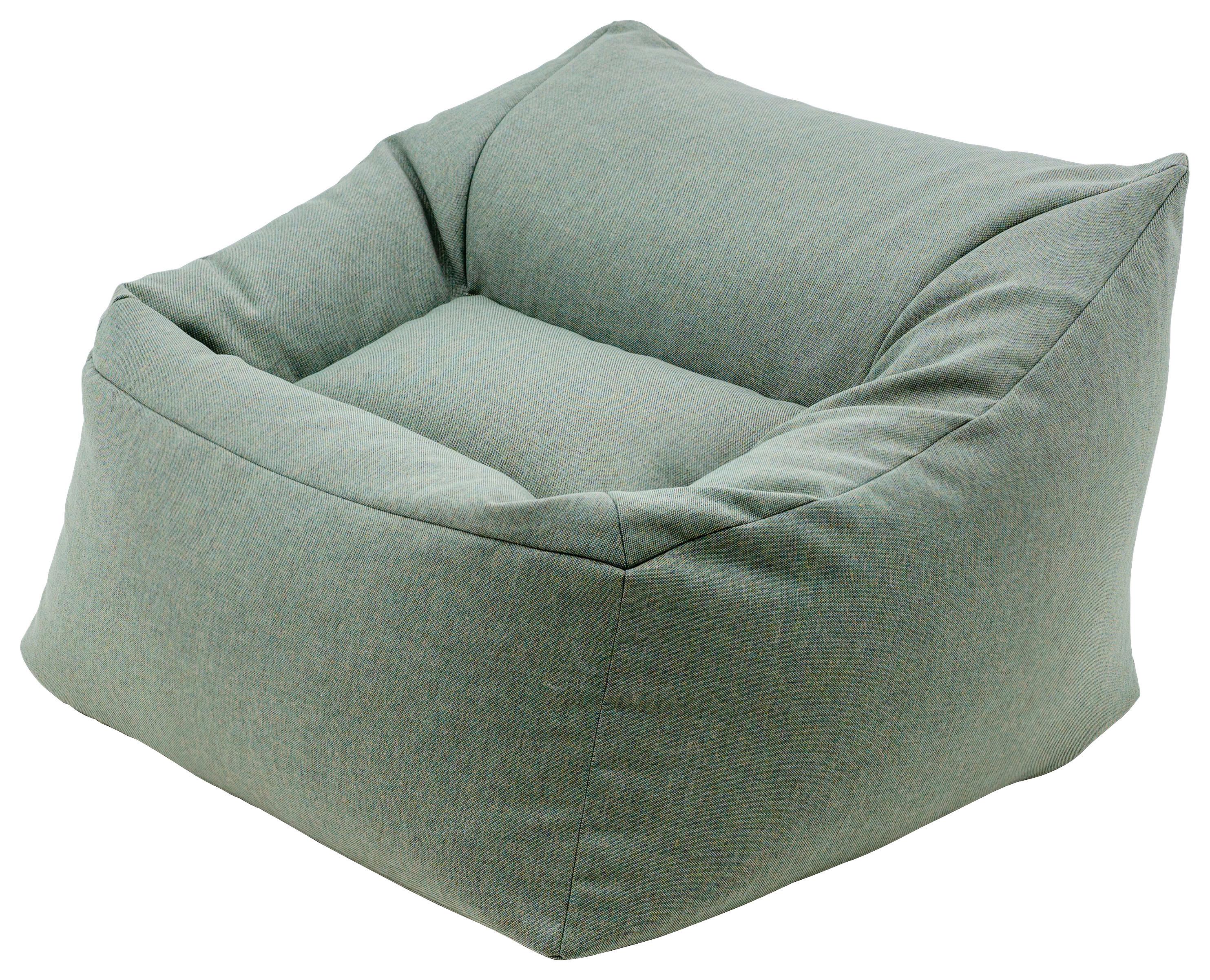 Sitzsack Dutch Grün - Grün, Basics, Textil (90/55/90cm) - Ondega