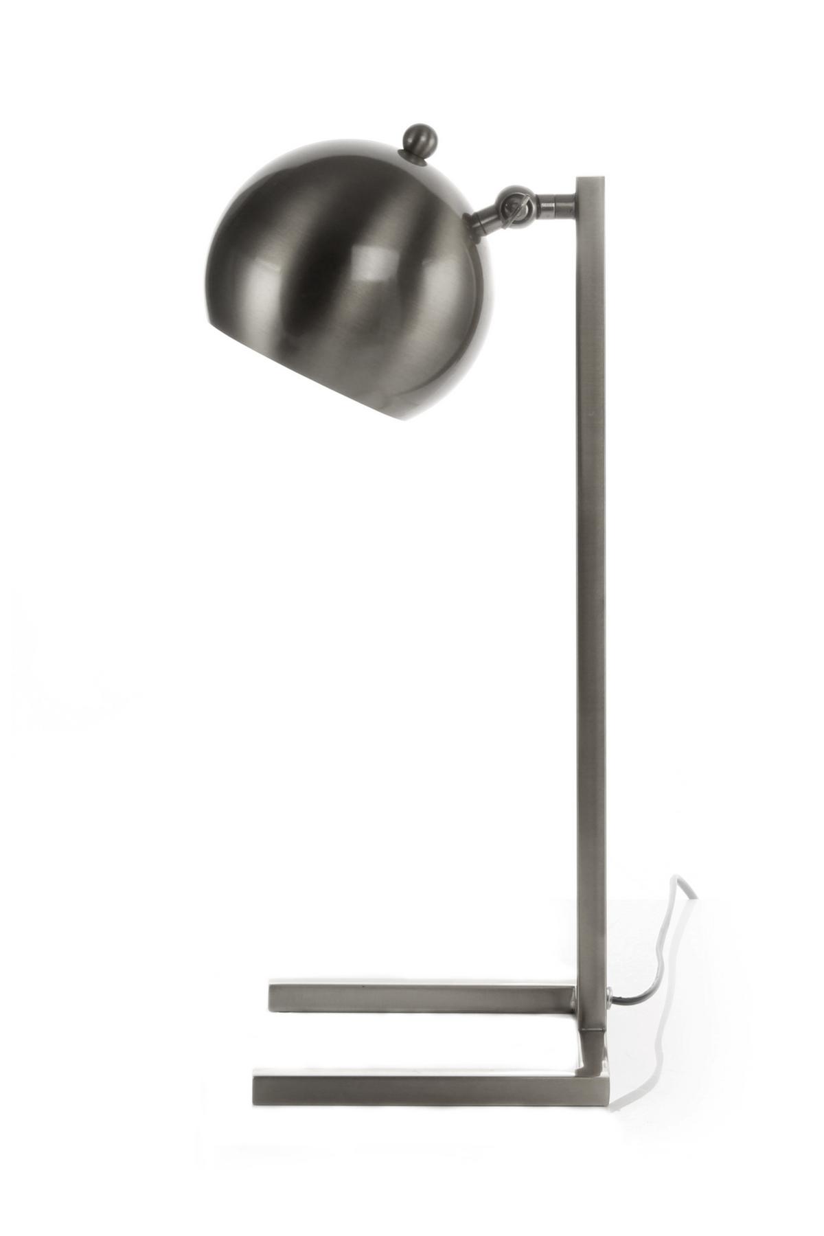 Tischleuchte Bruna 125 Silber - Silberfarben, Trend, Metall (19/50/19cm) - Kayoom