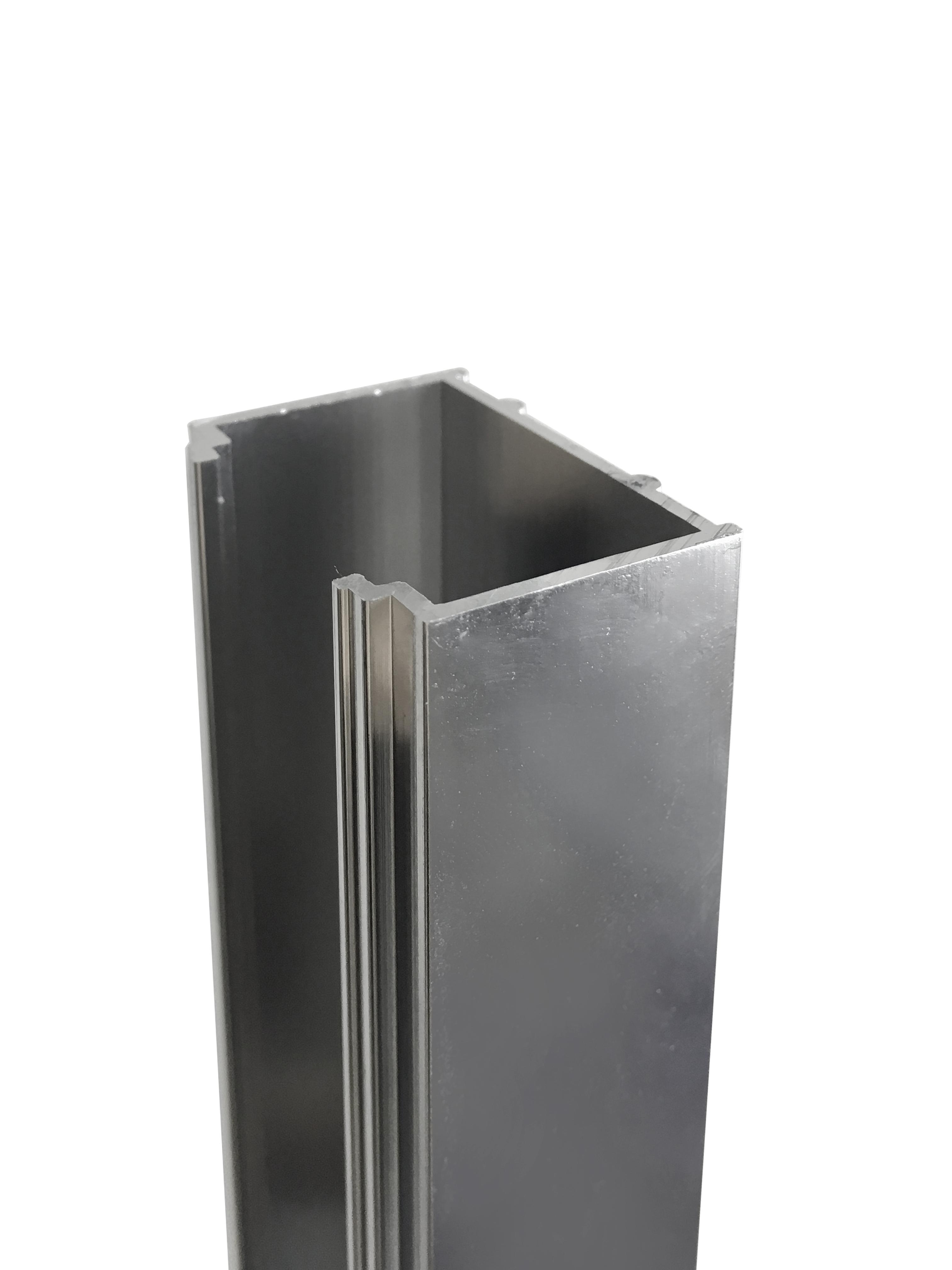 Verbreiterungsprofil für Sanoflex Seitenwände - Chromfarben, Basics, Metall (2,7/195/2cm)