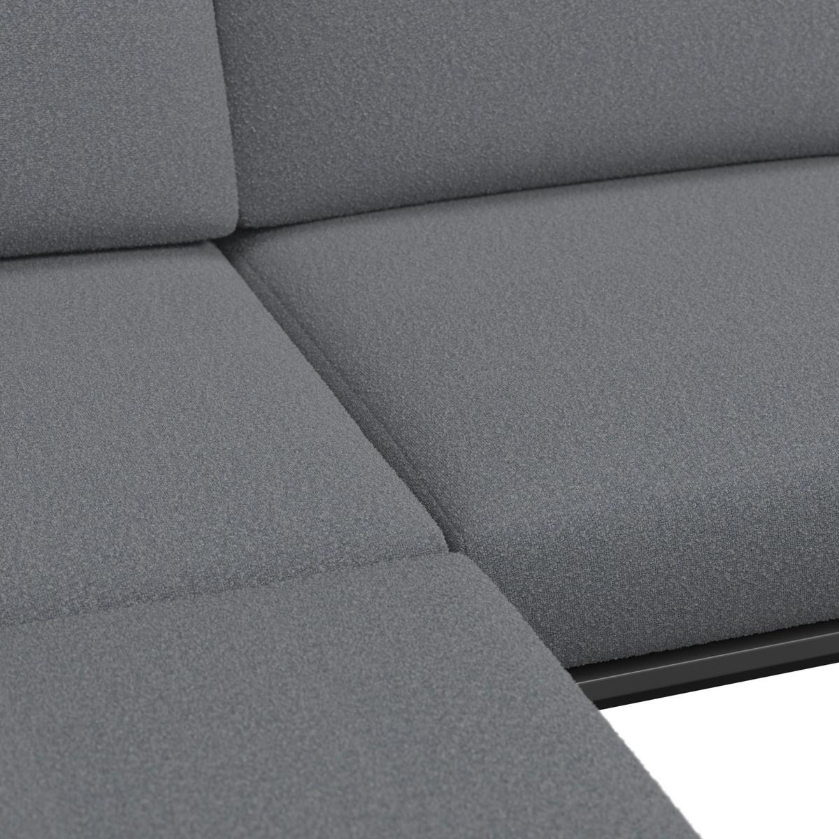 JÍDELNÍ TERASOVÁ SOUPRAVA EMMA - tmavě šedá/přírodní barvy, Moderní, kov/textil - Bessagi Garden