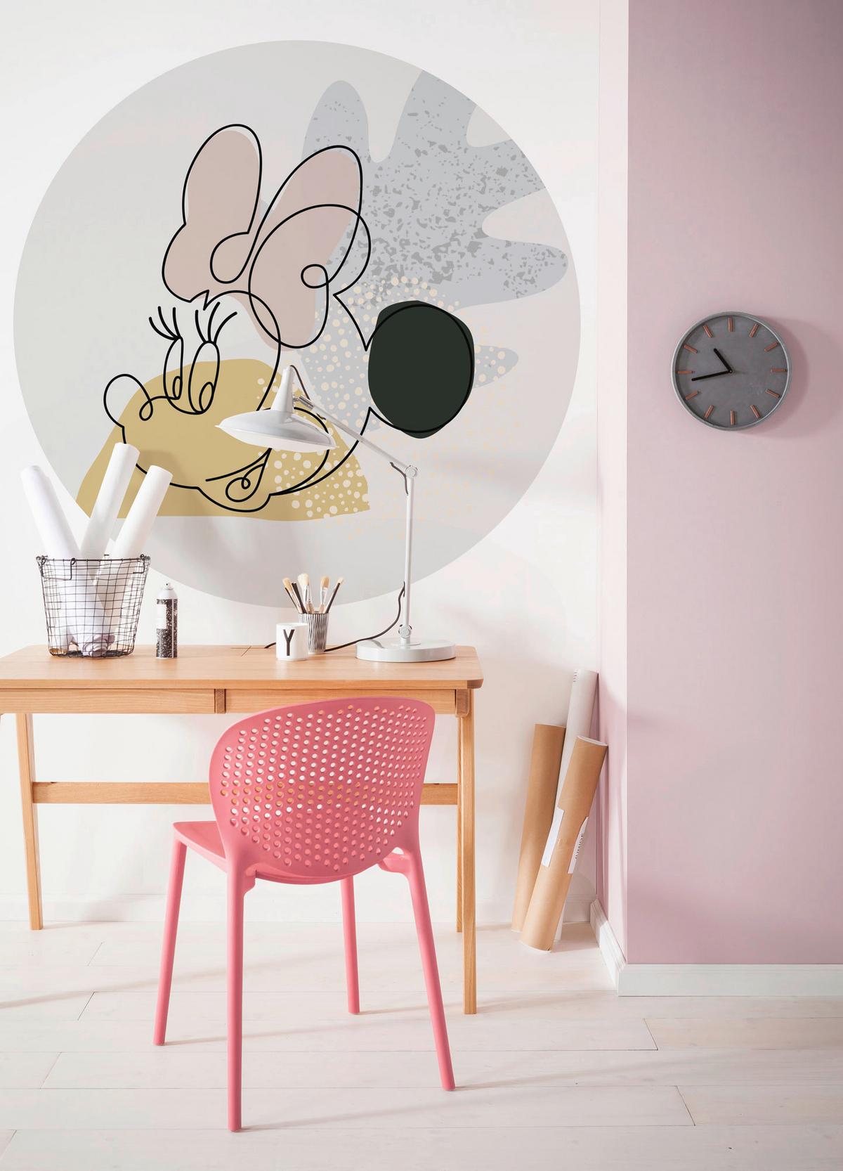Fototapete Dd1-042 Minnie Line Art - Multicolor, Trend (128cm)