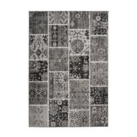Webteppich Grau Ariya 160x230 cm - Grau, Trend, Textil (160/230cm) - Kayoom