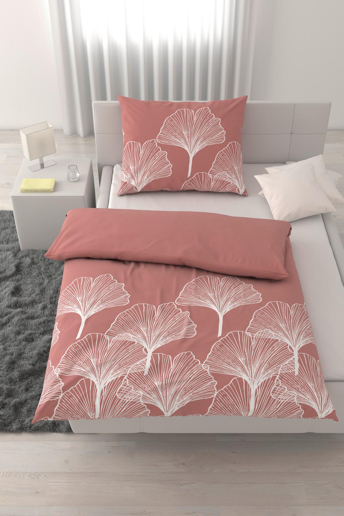 POVLEČENÍ NOA - bílá/starorůžová, textil (140/200cm) - Mömax