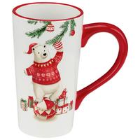 TASSE Finja - Rot/Multicolor, Design, Keramik (550ml) - Luca Bessoni