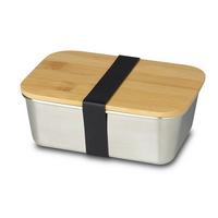 Lunchbox Ew-Lb-1720 - Silberfarben, Basics, Holz/Metall (20/15/7,5cm) - Echtwerk
