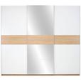 Schwebetürenschrank Unit - Eichefarben/Weiß, KONVENTIONELL, Holzwerkstoff (273/242/58cm) - Ondega