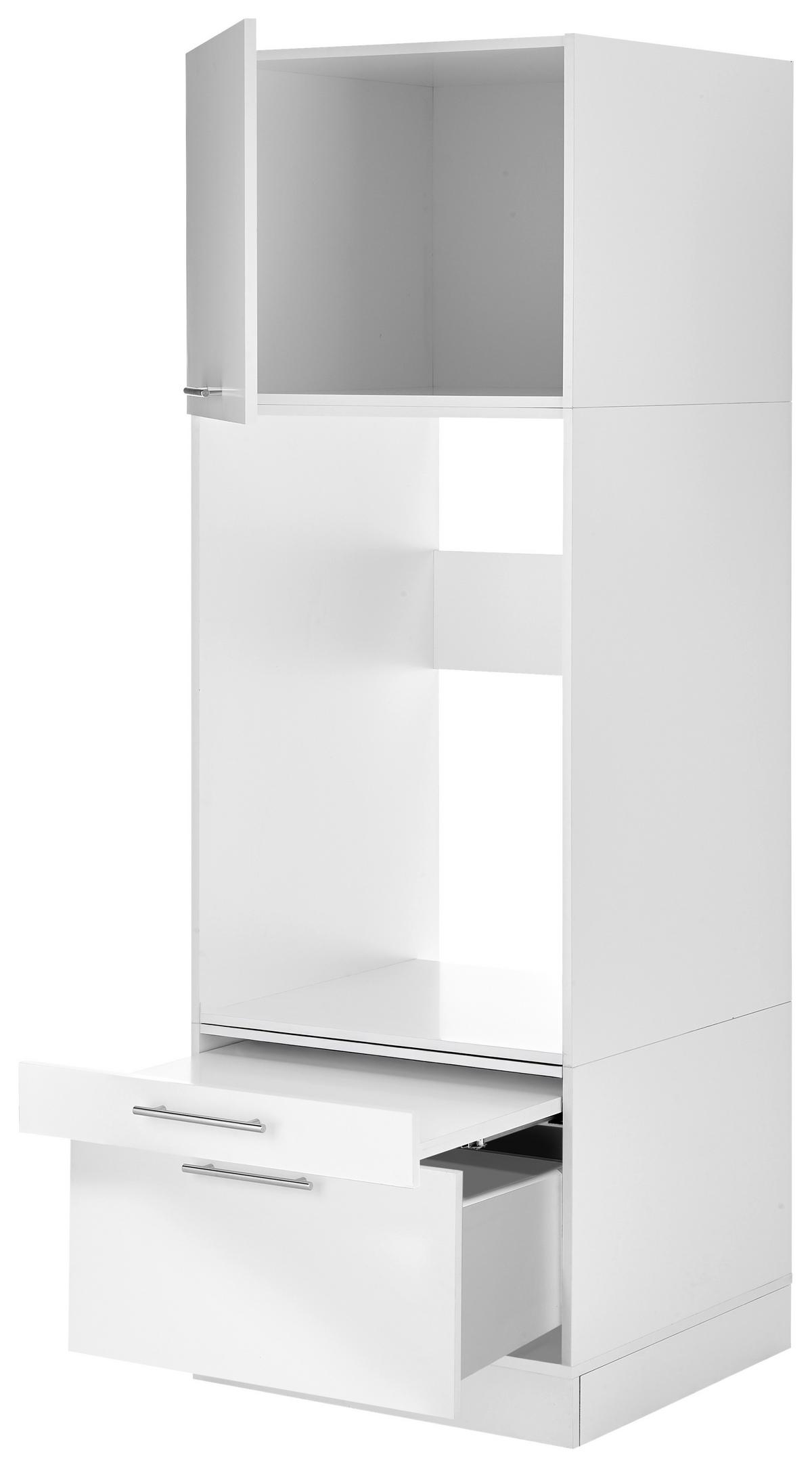 Waschmaschinenschrank Clara - Weiß, KONVENTIONELL, Holzwerkstoff (67,4/200/67,6cm) - Respekta