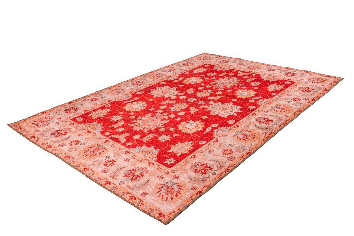 Flachwebteppich Rot Faye 150x230 cm - Rot, Basics, Textil (150/230cm) - Kayoom