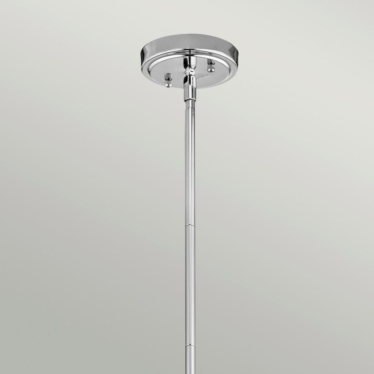 Hängeleuchte Kl-Everly-P-S-Ch - Chromfarben, Design, Glas/Metall (26.8/61.5cm) - Elstead Lighting