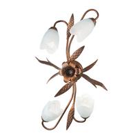 Deckenleuchte 4240/pl4 - Bronzefarben, KONVENTIONELL, Glas/Metall (40/18/70cm)