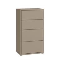 KOMODA ALICE SPRINGS - béžová hnědá, Moderní, kompozitní dřevo (54,8/99,1/34,9cm)