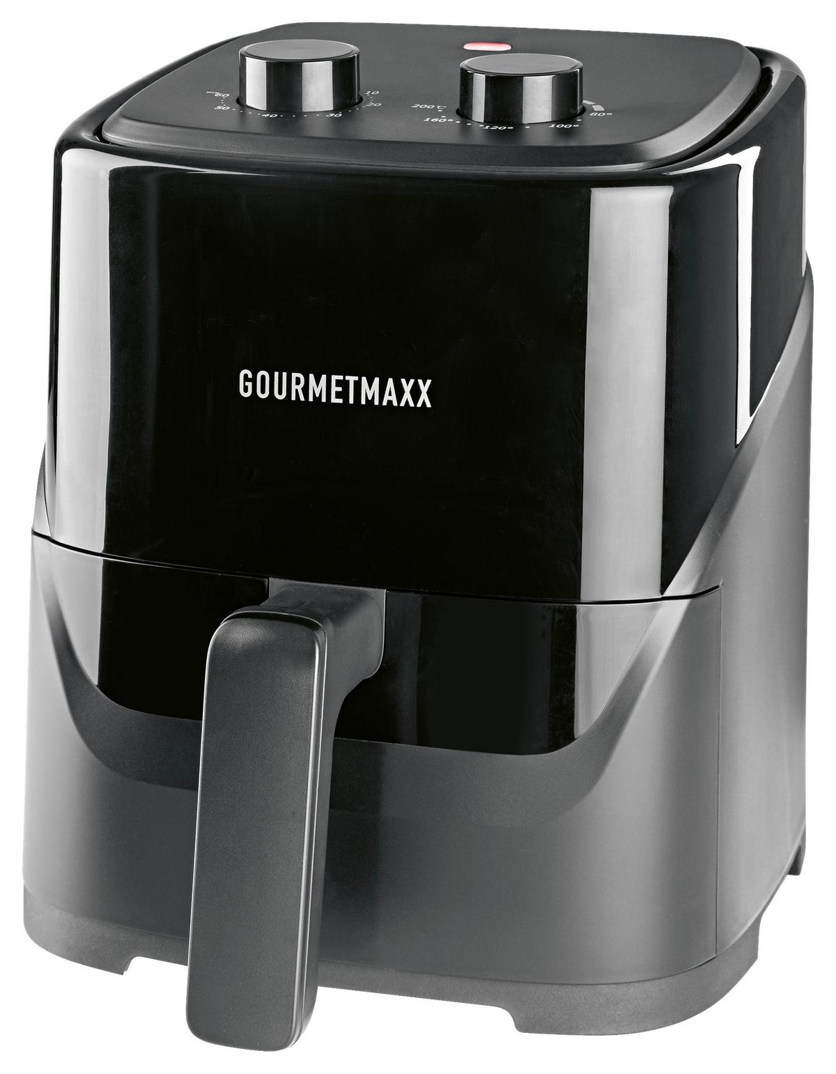 Heißluftfritteuse, 3,2L 19170 GOURMETMAXX - Schwarz, Basics, Kunststoff (34,1/25,4/30cm) - GOURMETMAXX