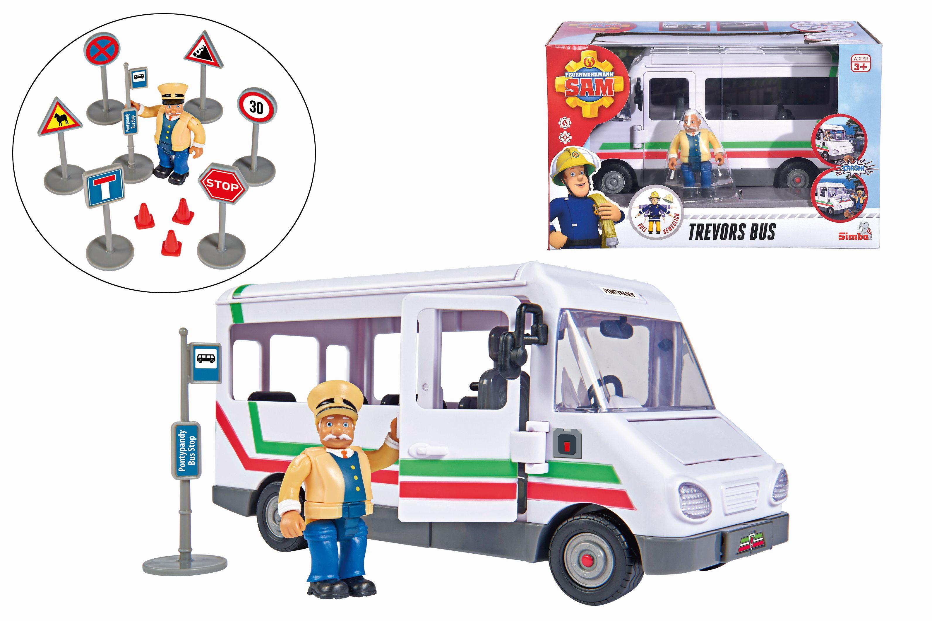 Sam Trevors Bus mit Figur eineTrevor Figur, viel Zubehör - Multicolor, LIFESTYLE, Kunststoff (16,50/23,80/15cm)