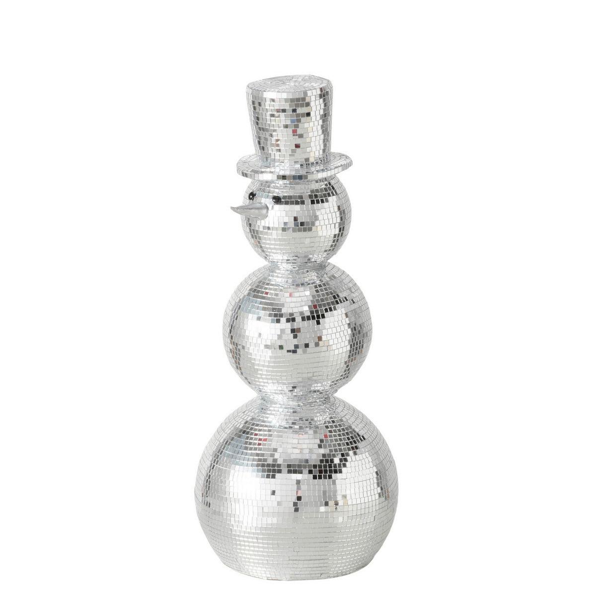 Weihnachtsfigur Disco - Silberfarben, Basics, Glas/Kunststoff (22/22/50cm)