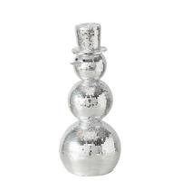 Weihnachtsfigur Disco - Silberfarben, Basics, Glas/Kunststoff (22/22/50cm)