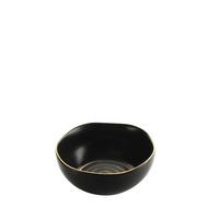 MISKA NA CEREÁLIE ONIX - čierna/zlatá, Modern, keramika (15/7cm) - Mömax