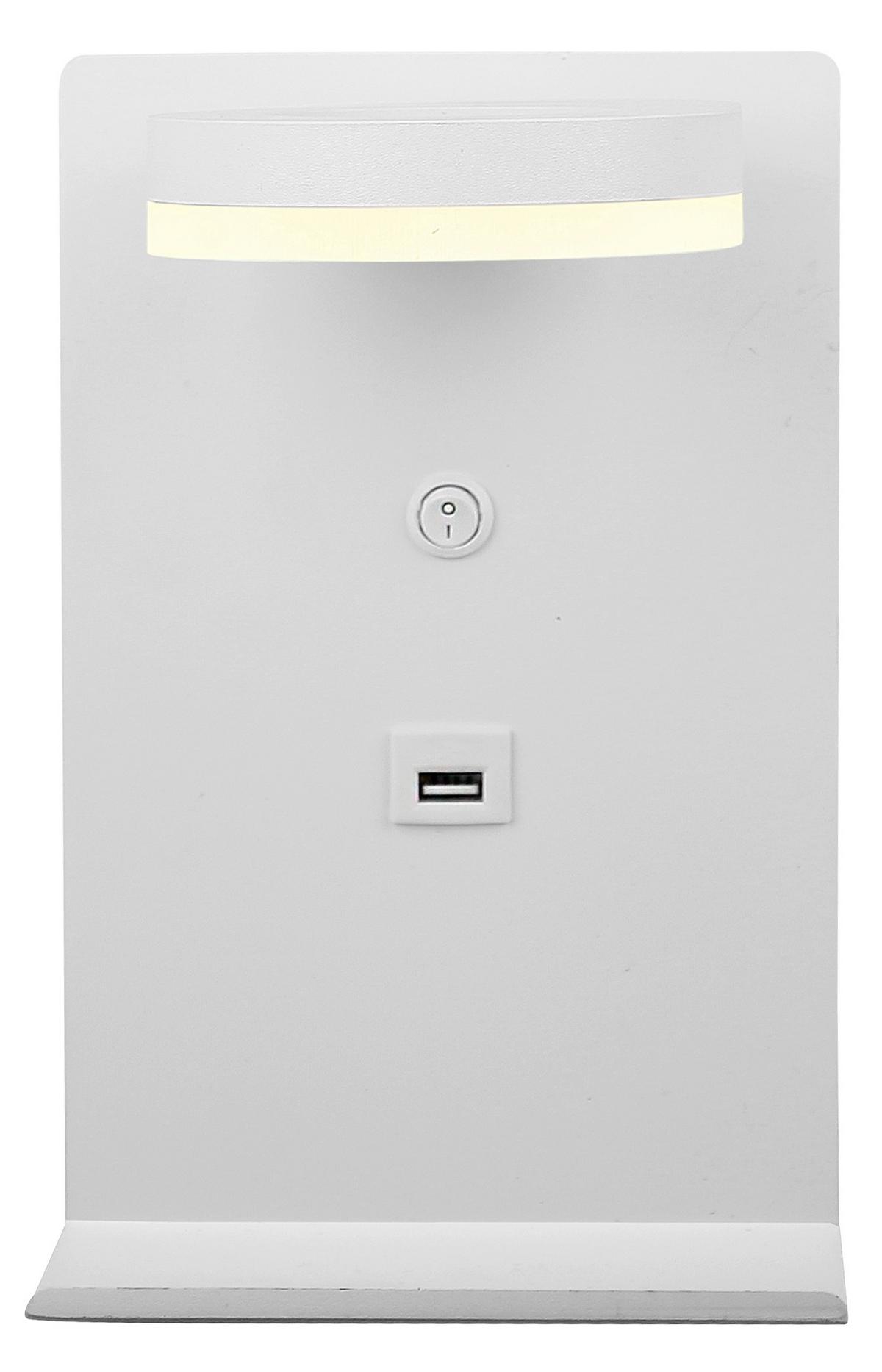 LED-Wandleuchte 21-76052 Compact - Weiß, KONVENTIONELL, Metall (15/10/23cm)