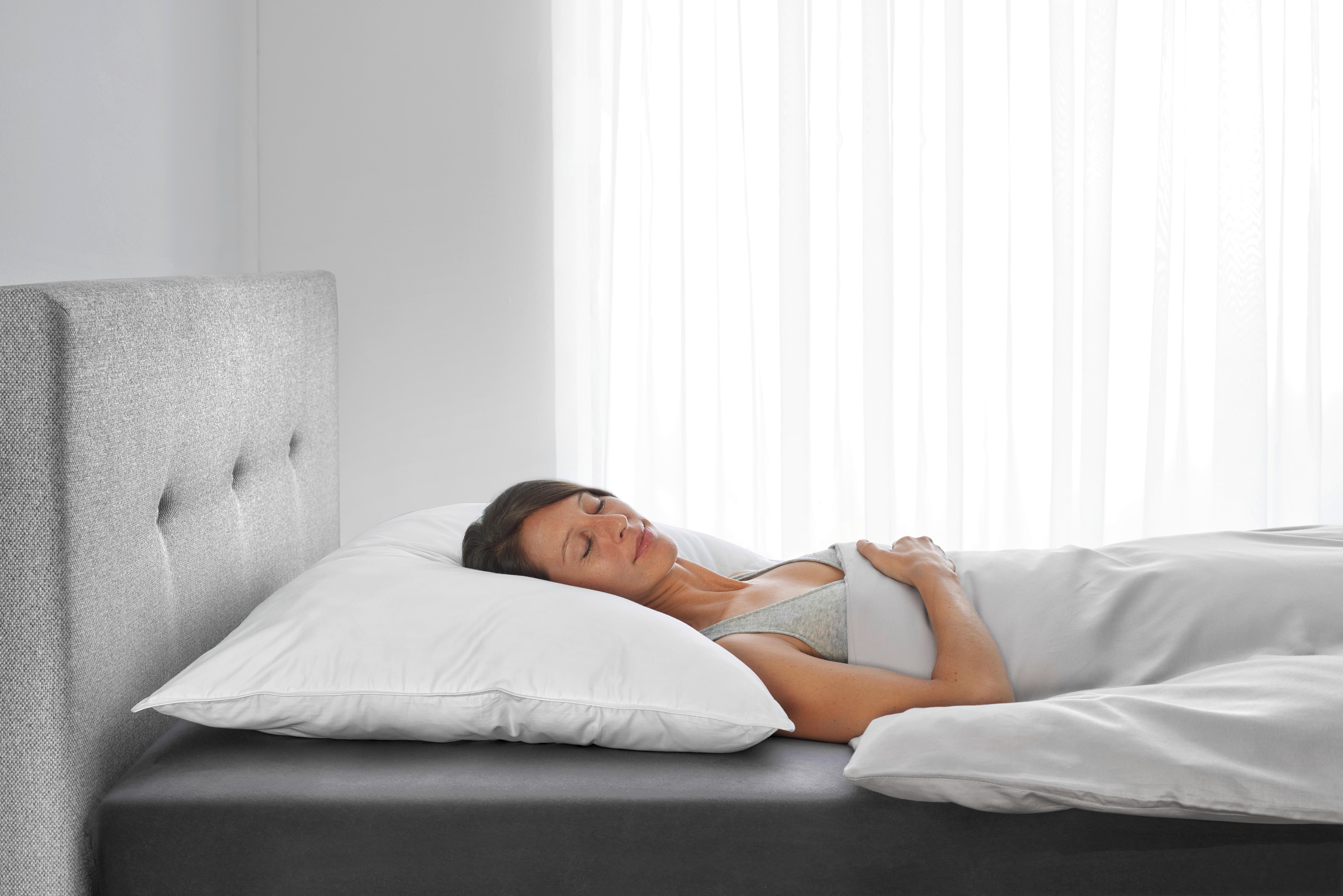 Vankúš Pod Hlavu Vegandown, 70/90cm, Biela - biela, Konvenčný, textil (70/90cm) - Premium Living