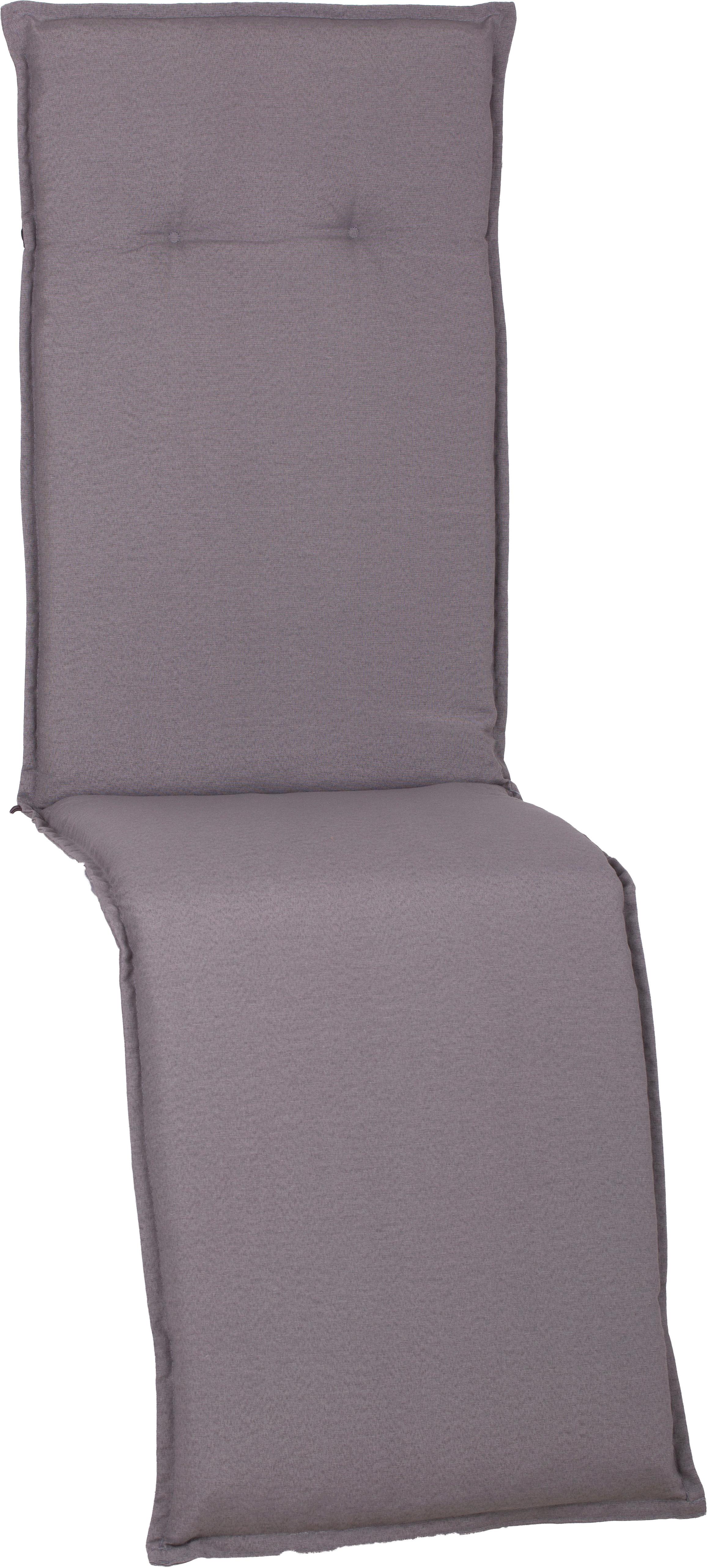 Auflage Tanana 170x46x8cm Hellgrau - Hellgrau, Basics, Textil (170/46/8cm) - Gardenson