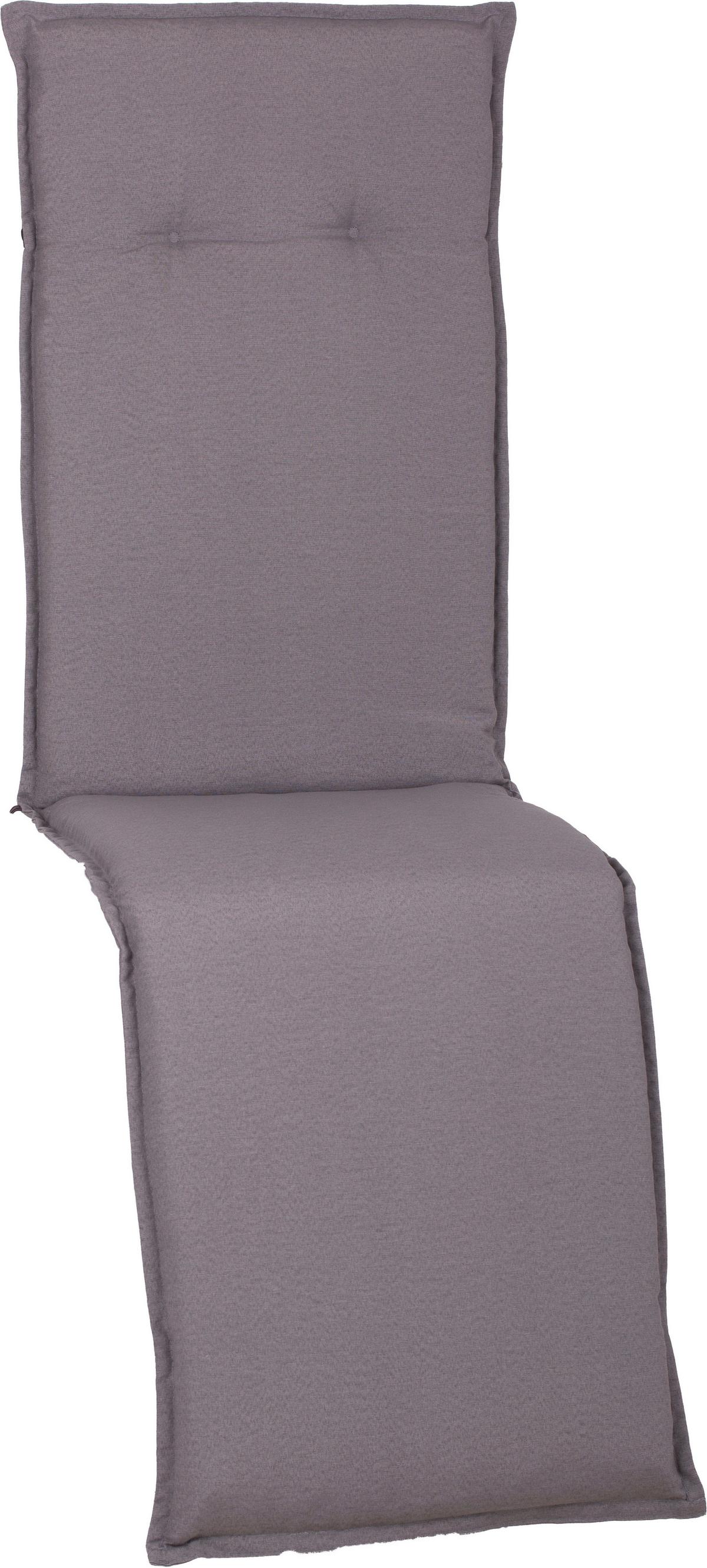 Auflage Tanana 170x46x8cm Hellgrau - Hellgrau, Basics, Textil (170/46/8cm) - Gardenson