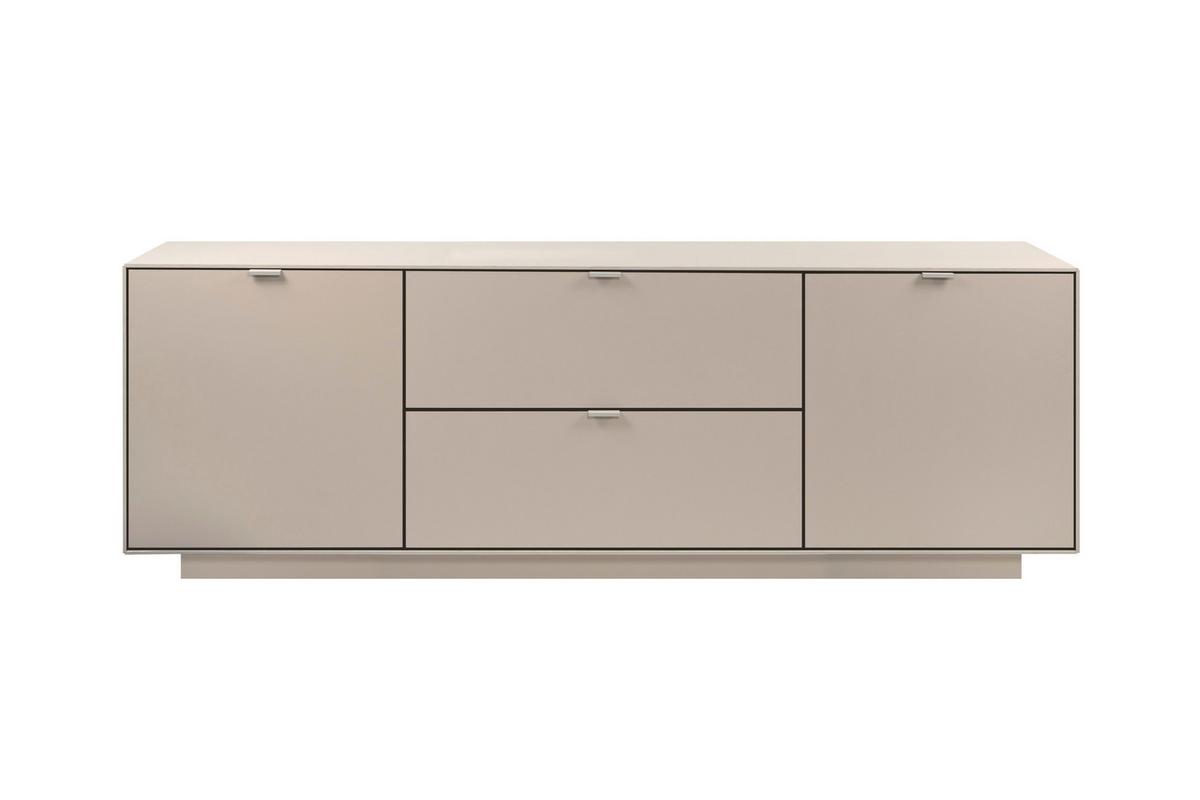 Kommode Sivas B: 185 cm Sandfarben - Sandfarben, Design, Holzwerkstoff (185/62/37,5cm) - MID.YOU