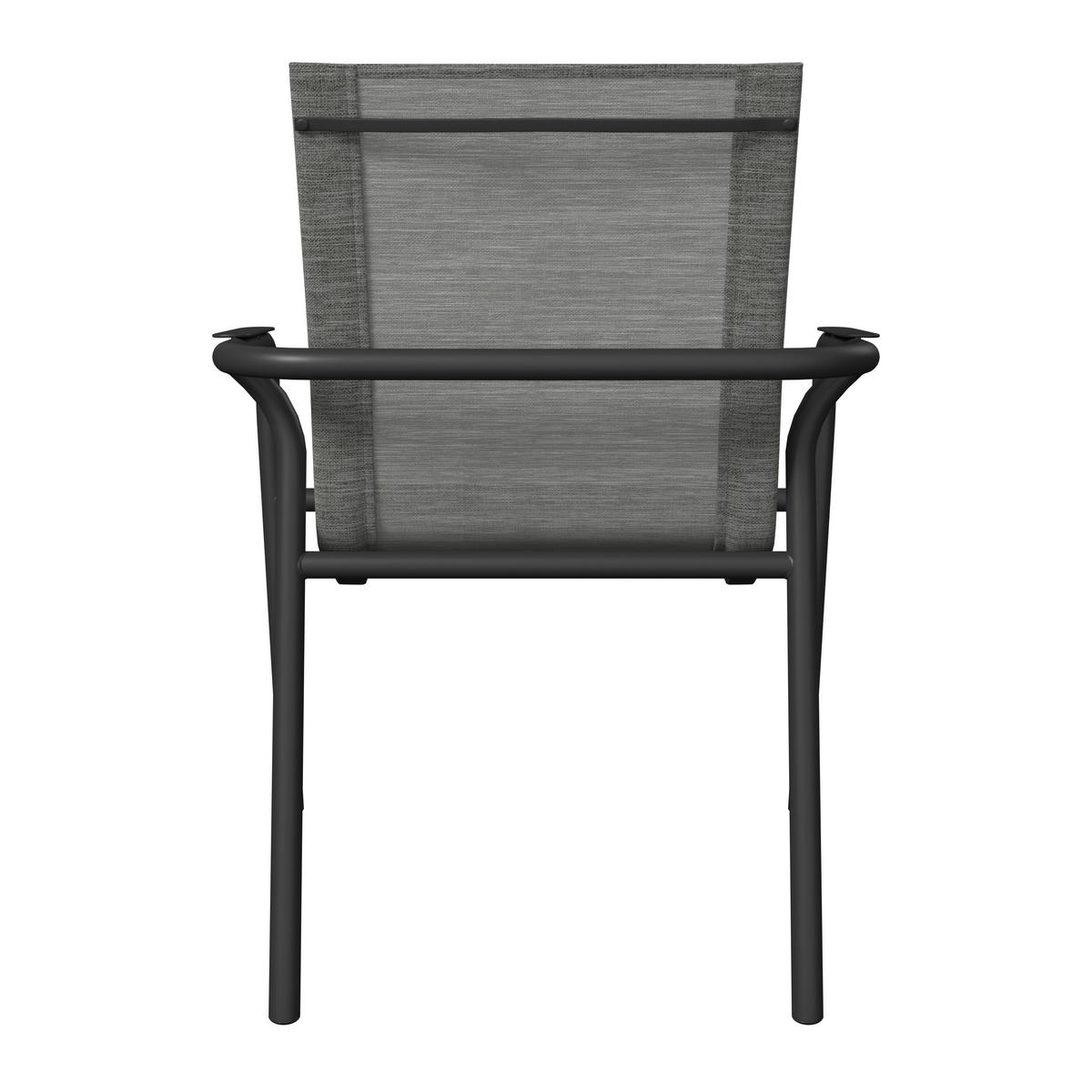 Gartenstuhl Mara - Beige/Grau, MODERN, Textil/Metall (60/87/63,5cm) - Beldano