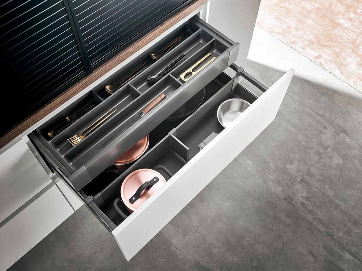 Einbauküche Ip3150 Frei Planbar Modernes Design - Eichefarben/Weiß, MODERN, Holzwerkstoff - Impuls
