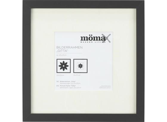 Rám Na Obrazy Gitta - černá, Moderní, kompozitní dřevo/sklo (23/23/3,6cm) - Mömax modern living Rám Na Obrazy Gitta - černá, Moderní, kompozitní dřevo/sklo (23/23/3,6cm) - Mömax modern living