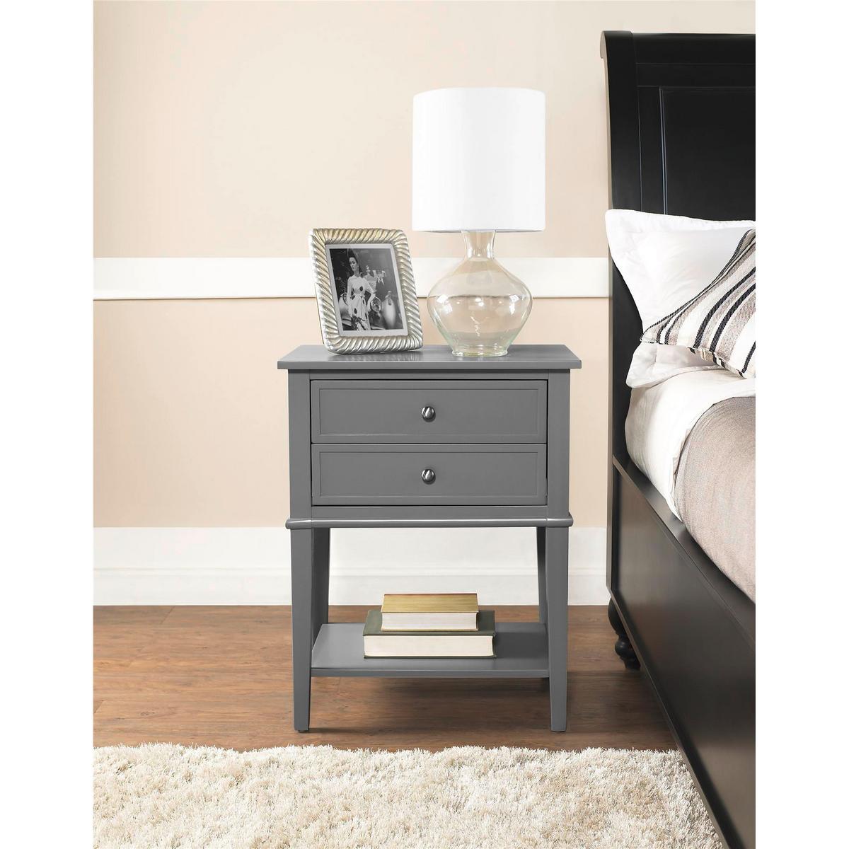 Beistelltisch Franklin Grau B: 55 Cm - Grau, Design, Holz/Holzwerkstoff (55/39/71cm) - MID.YOU