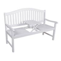 Gartenbank Echtholz Singapur 3-Sitzer - Eukalyptusholzfarben, Basics, Holz (150/104/62cm) - Gardenson