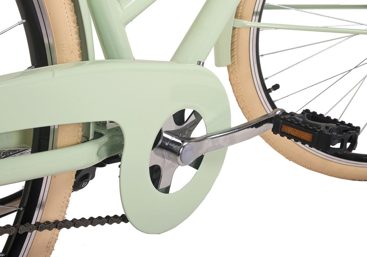 Citybike Feelgood Singlespeed Hollandia, Mintgrün, 28 Zoll - Mintgrün, Basics, Metall (25/140/60cm)