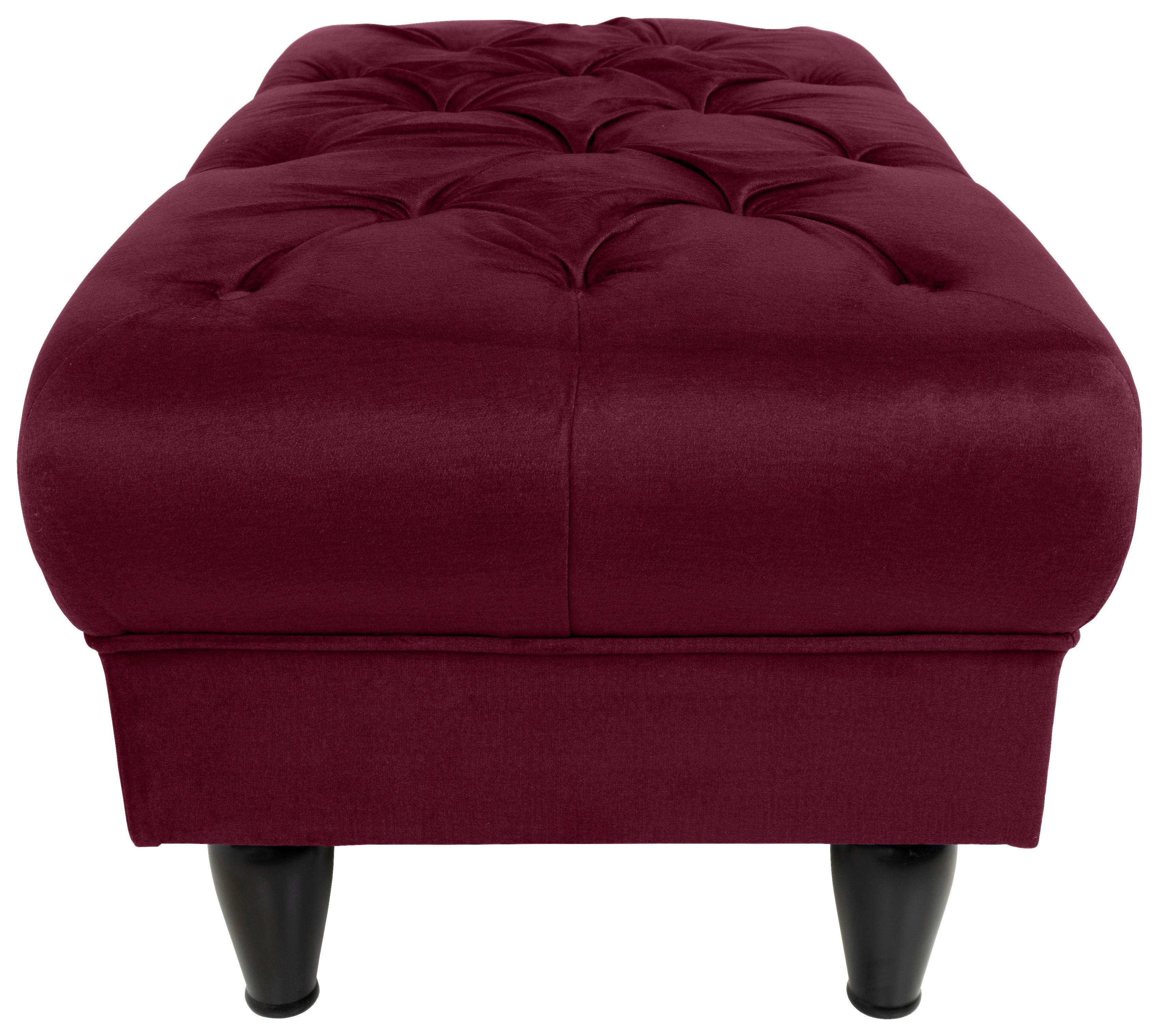 Hocker Cupido - Rot/Schwarz, Design, Textil (110/44/56cm) - MID.YOU