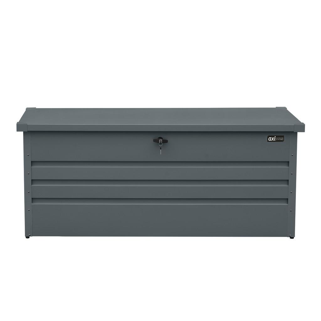 KISSENBOX METALL GRAU