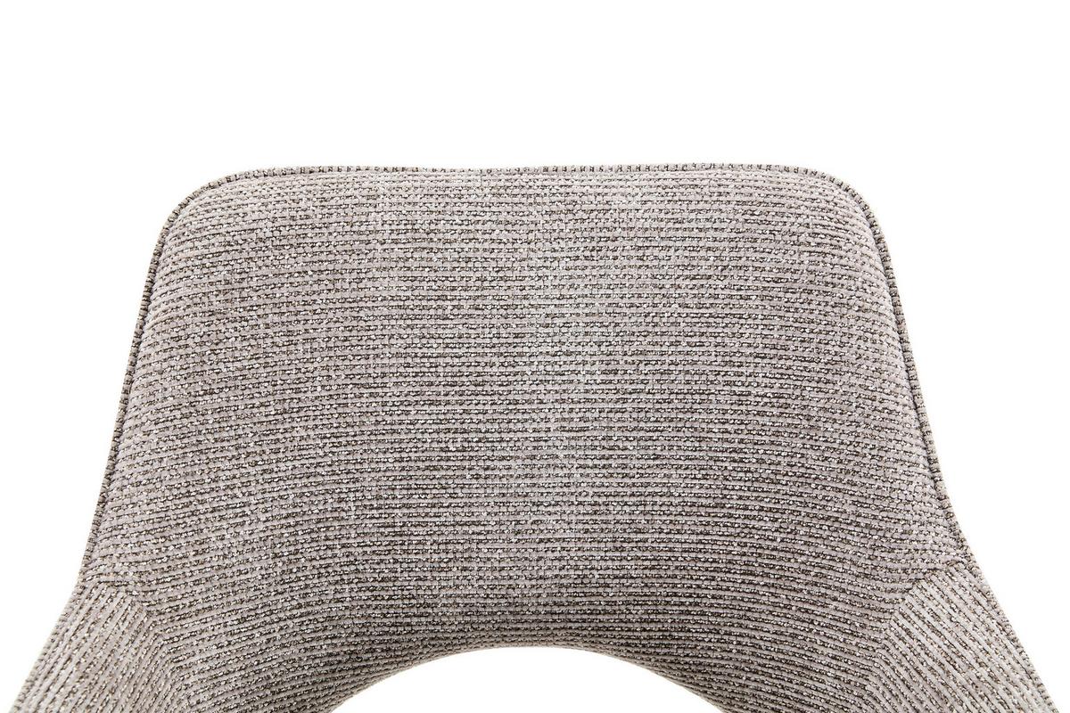Armlehnstuhl Puro Walnussfarben/Taupe B: 60 cm - Taupe/Walnussfarben, MODERN, Holz/Textil (60/89/65,5cm) - Livetastic