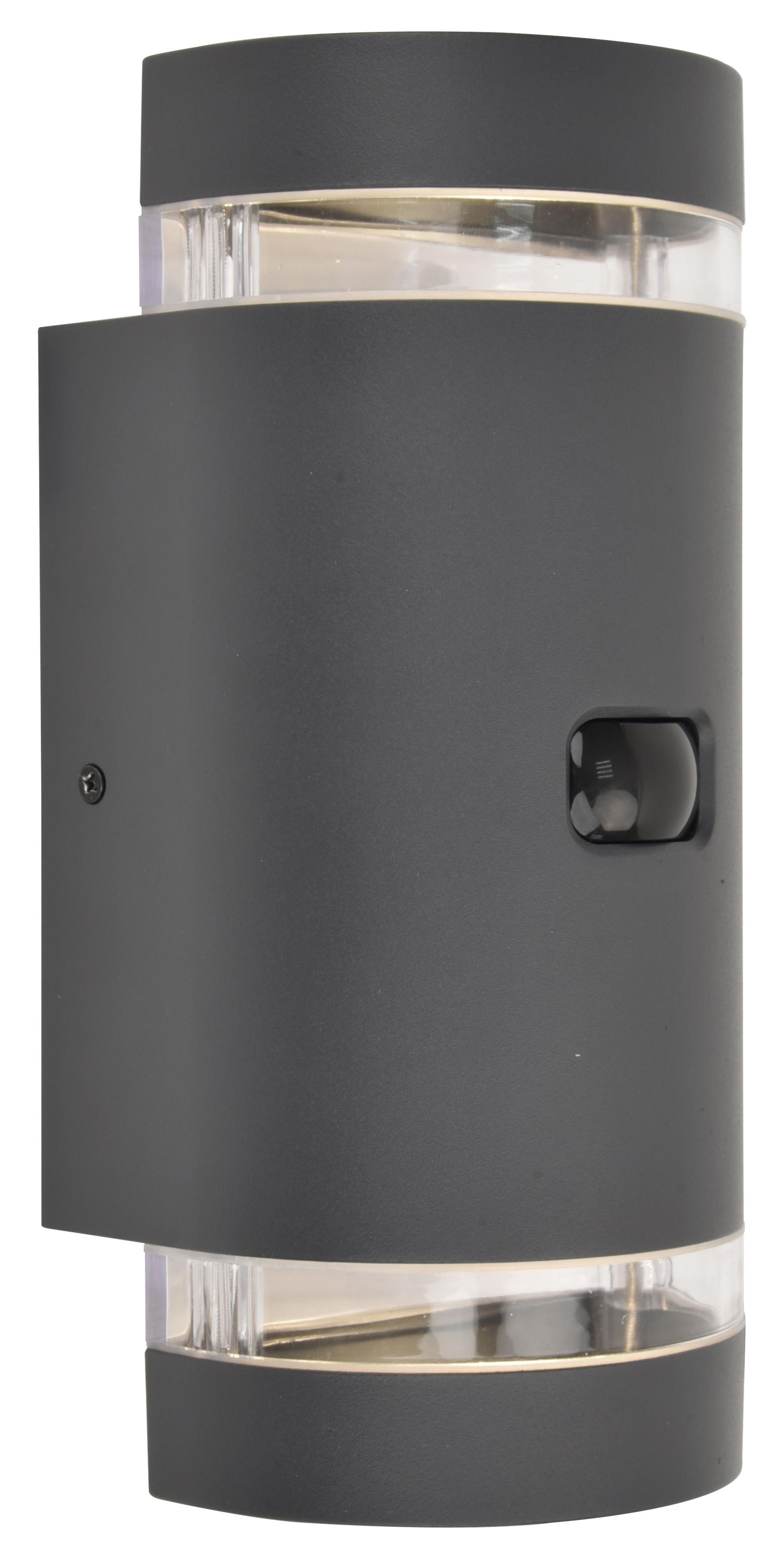 LED-Außenleuchte Focus Anthrazit L: 11 cm - Anthrazit, Design, Metall (11/9,6/23,9cm)