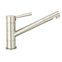 Küchenarmatur Cornwall Edelstahl Schwenkbar Hochdruck - Edelstahlfarben, Trend, Kunststoff/Metall (5,5/16,0/18,0cm) - Schütte