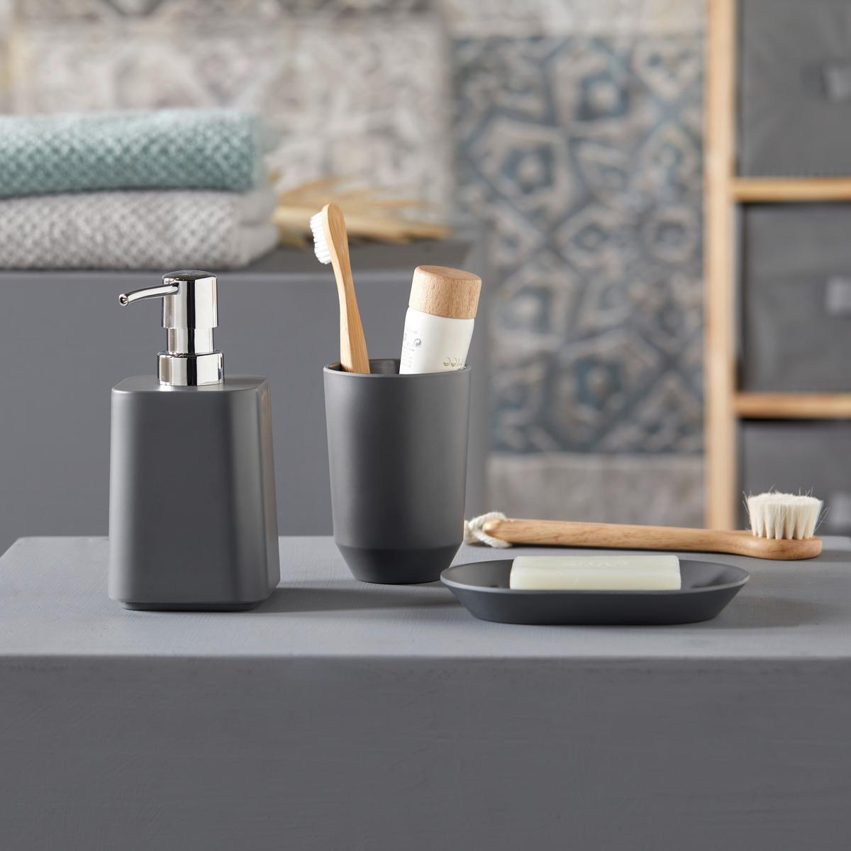 MÝDLENKA LILO - šedá, Moderní, plast (14,6/9,22/1,90cm) - Modern Living