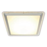 LED-Deckenleuchte Ø 33,5 cm, Silberfarben - Silberfarben, Basics, Kunststoff/Metall (33,5cm) - Näve