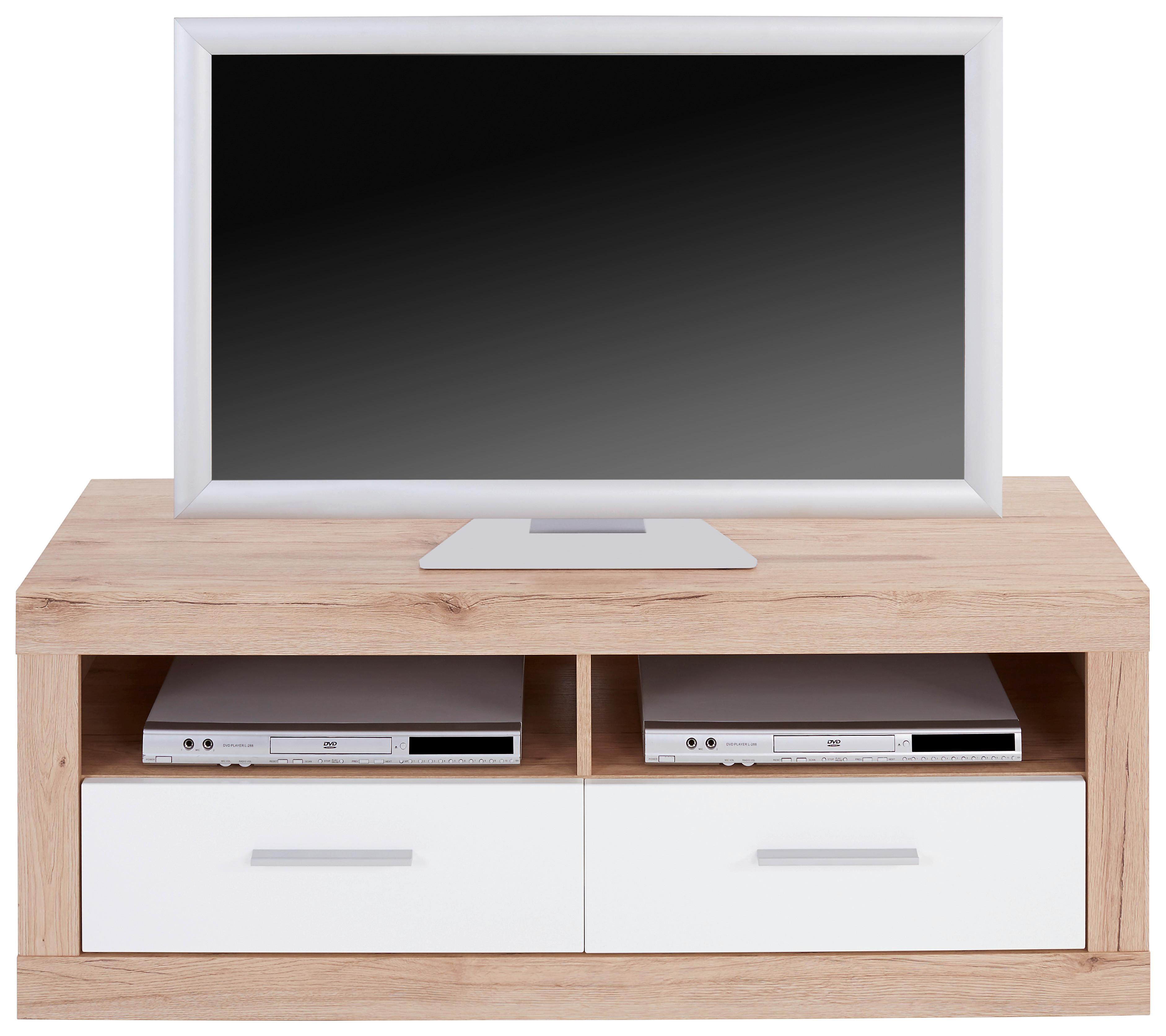 TVBoard Malta in Eiche und Weiß » online kaufen