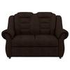 2-sitzer-sofa Boston Braun Chenille - Schwarz/Braun, KONVENTIONELL, Textil (145/102/101cm) - Livetastic