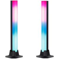 STOLNÁ LED LAMPA RIZI - čierna, Modern, plast (9/3/32cm) - Mömax
