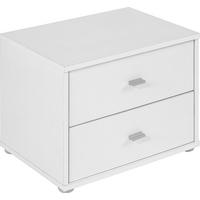 Nachtkästchen Weiß H: 38,1 cm 4-You YUK12 - Weiß, KONVENTIONELL, Holzwerkstoff (50/38,1/35,2cm)