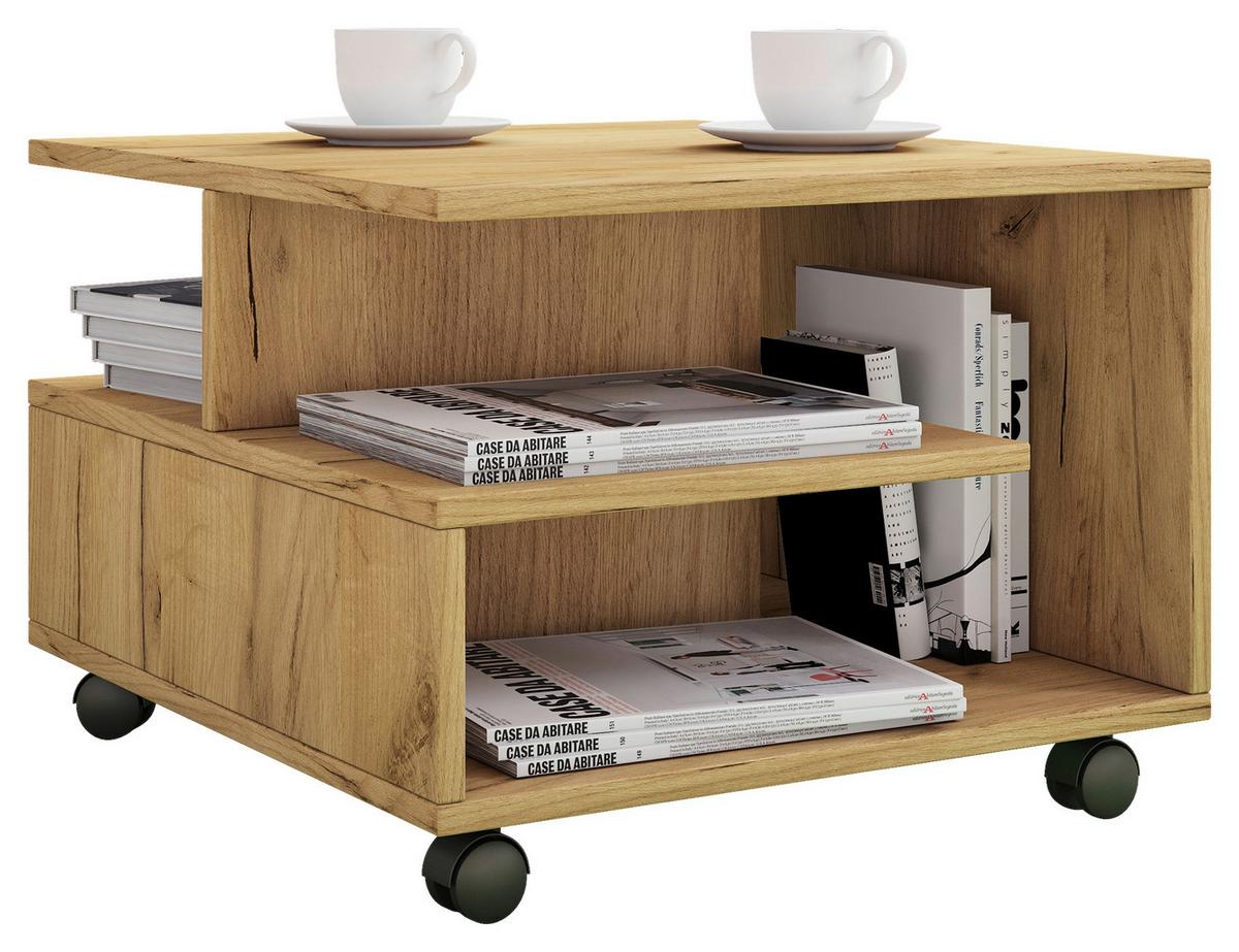 Couchtisch Stango Honigeiche Dekor - Honigeiche, Design, Holzwerkstoff/Kunststoff (50/50/40cm) - MID.YOU