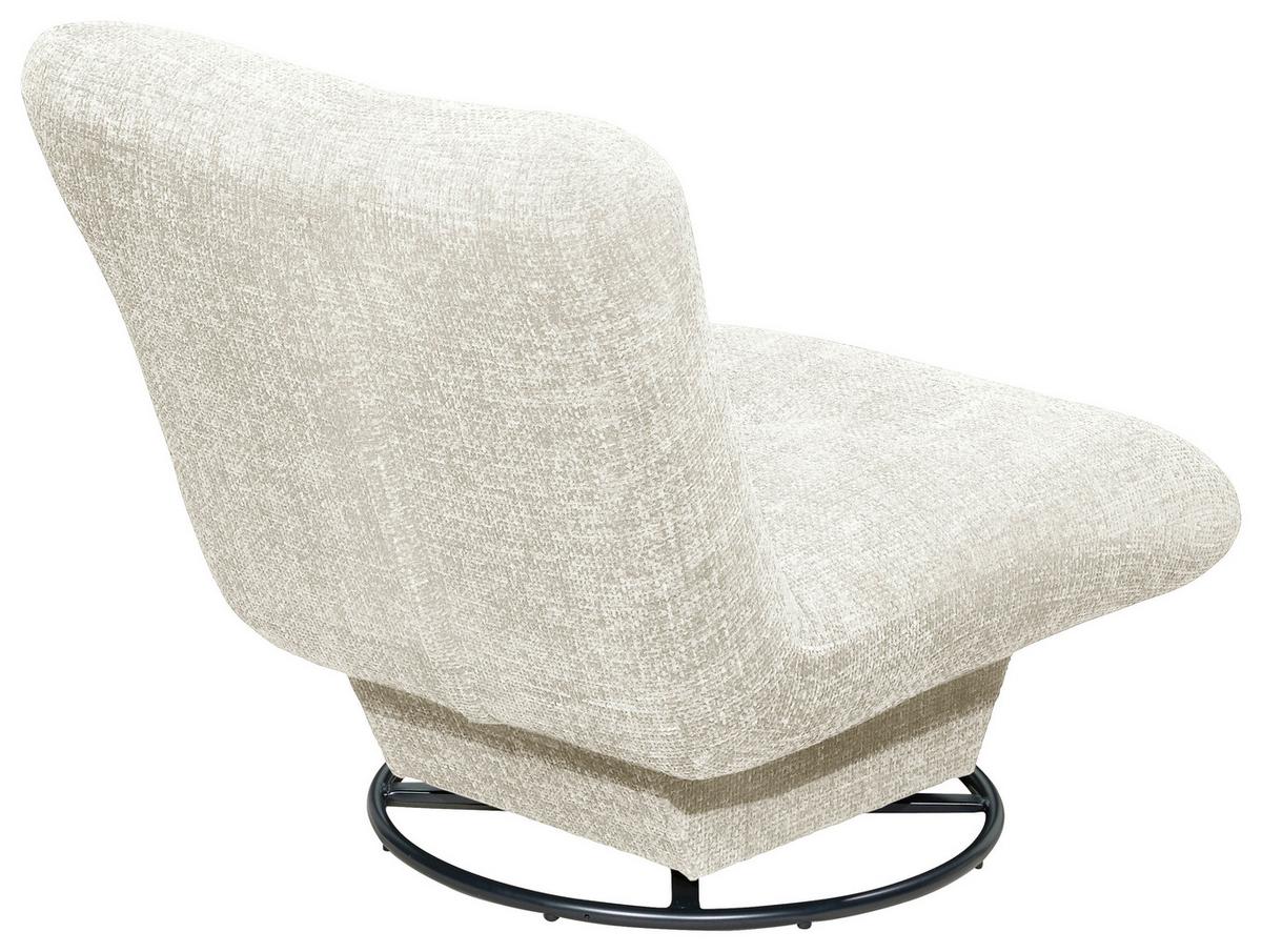 Sessel Maranello Beige B: 96 Cm - Beige/Schwarz, KONVENTIONELL, Textil (96/75/93cm) - MID.YOU