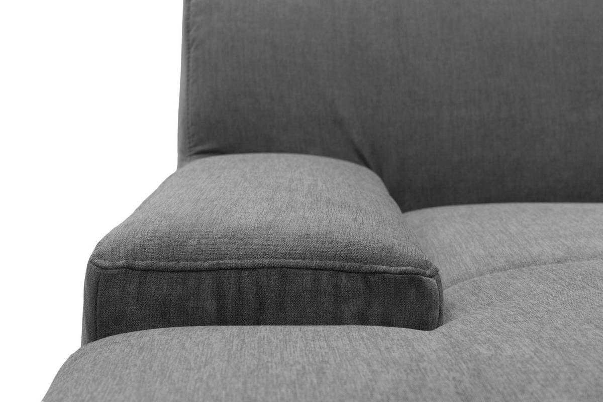Wohnlandschaft Norma Anthrazit Webstoff - Wengefarben/Anthrazit, Design, Textil (153/328/212cm) - MID.YOU