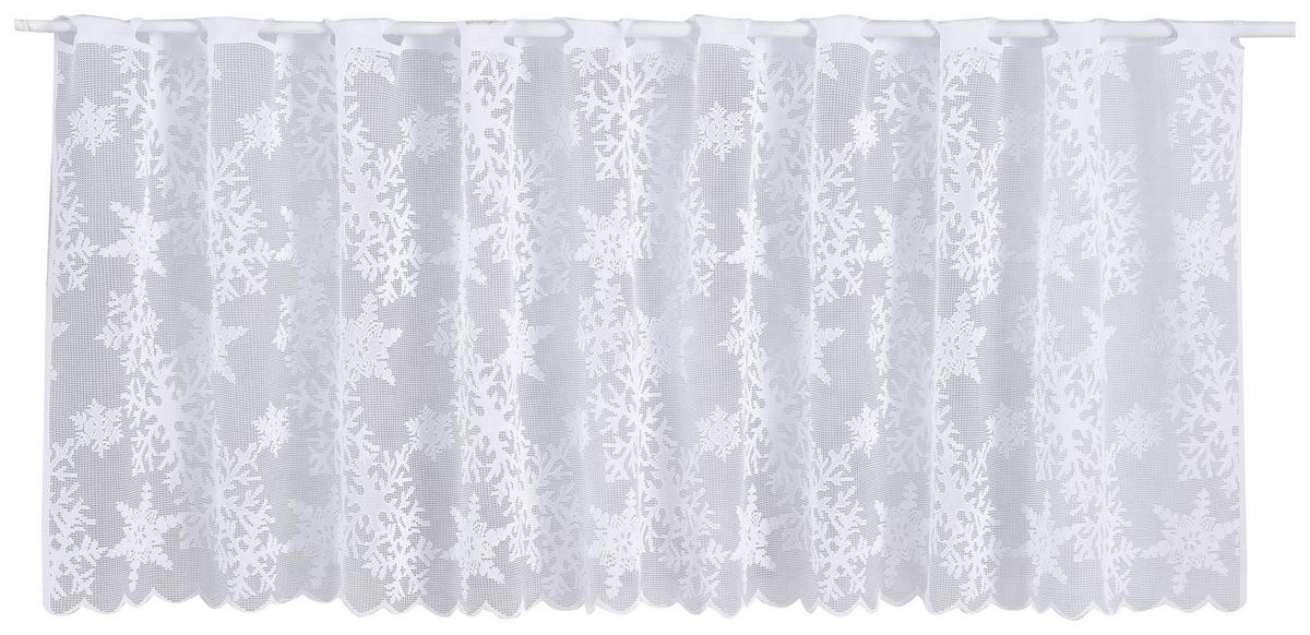 Vitrázsfüggöny Kb. 45/150cm - fehér, Konventionell, textil (45/150cm) - Ondega