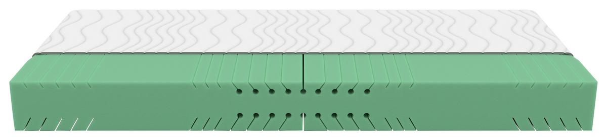 Kaltschaummatratze Nizza Comfort 120x200 Cm H3 - Weiß, Textil (120/200cm) - Primatex Deluxe