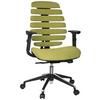 Drehstuhl Ergo Line Ii Grün - Schwarz/Grün, MODERN, Kunststoff/Textil (65/115/50cm) - MID.YOU