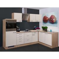 Eckküche Nepal Sonoma Eiche S: 280x170 Cm - Kaschmir/Sonoma Eiche, MODERN, Holzwerkstoff (280/170cm) - FlexWell